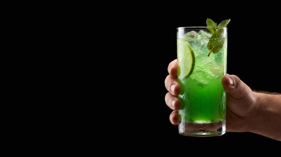Mojito clasic fără alcool cu lime și mentă