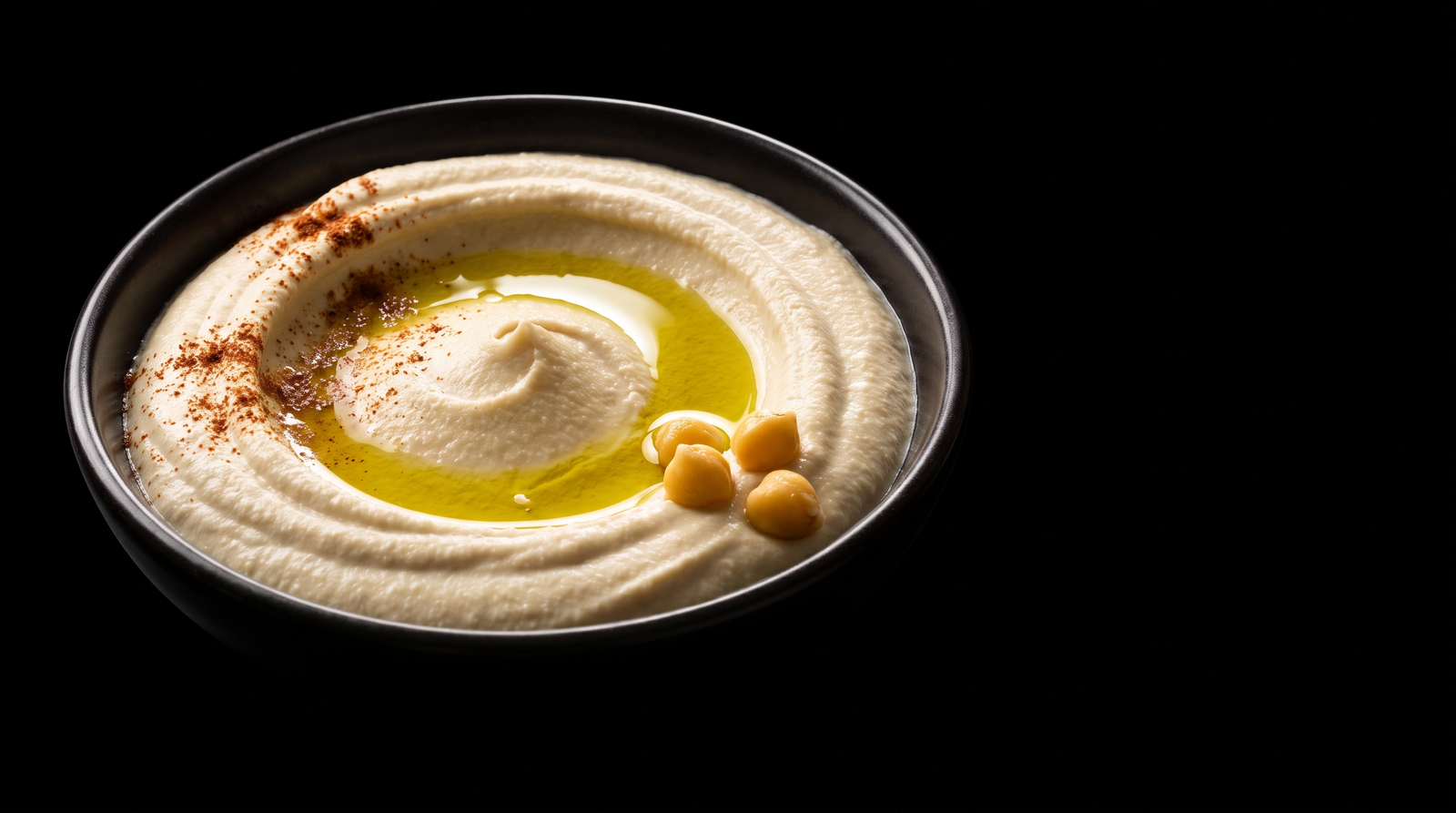 Hummus cremos de casă cu ulei de măsline extravirgin