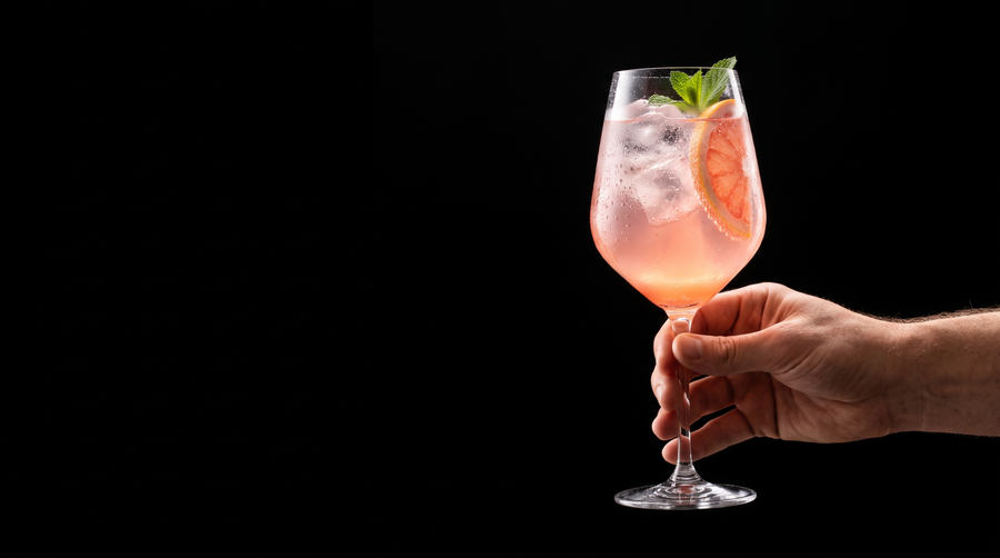 Spritz de vară fără alcool cu MojiRico și grapefruit