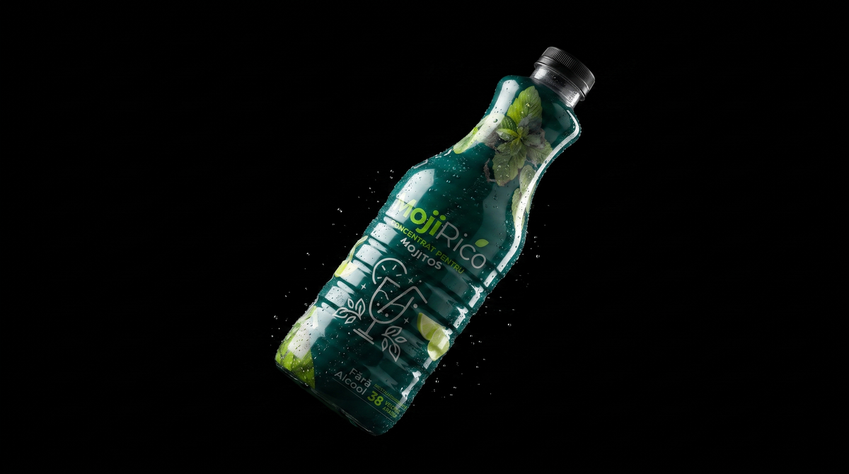 Verde de mentă proaspătă.